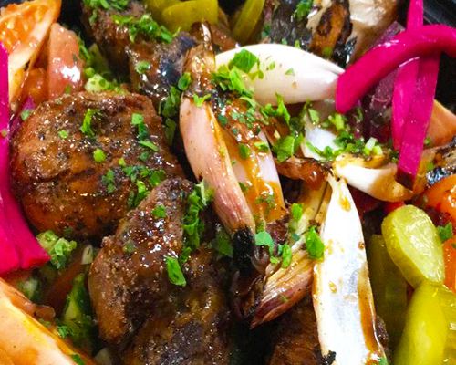 Lamb Kebab Platter